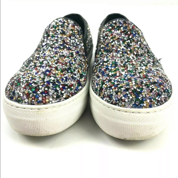 Steve Madden Gracious Embellished Rhinestone Shoes - Picture 4 of 8